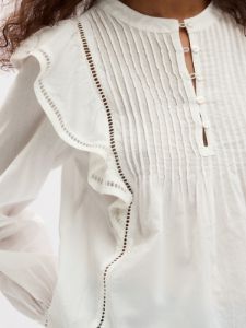 Ruffle Pintuck Top sold by GAP