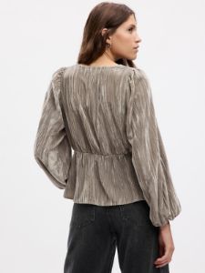 Velvet Balloon Sleeve Top sold by GAP