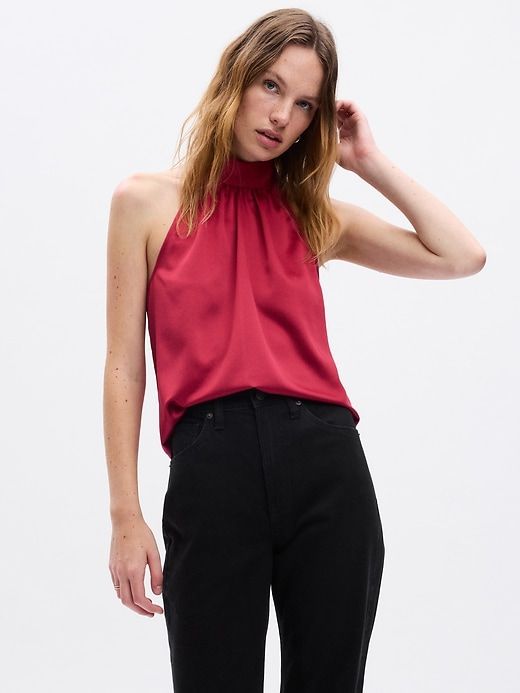 Satin Halter Top sold by GAP