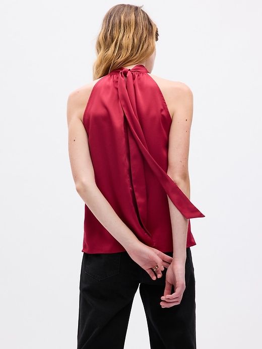 Satin Halter Top sold by GAP product image thumbnail 2