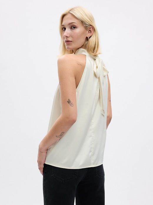 Satin Halter Top sold by GAP product image thumbnail 3