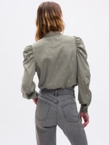 Embroidered Puff Sleeve Shirt sold by GAP