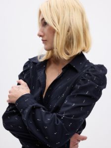 Embroidered Puff Sleeve Shirt sold by GAP