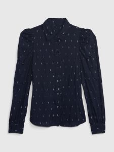 Embroidered Puff Sleeve Shirt sold by GAP