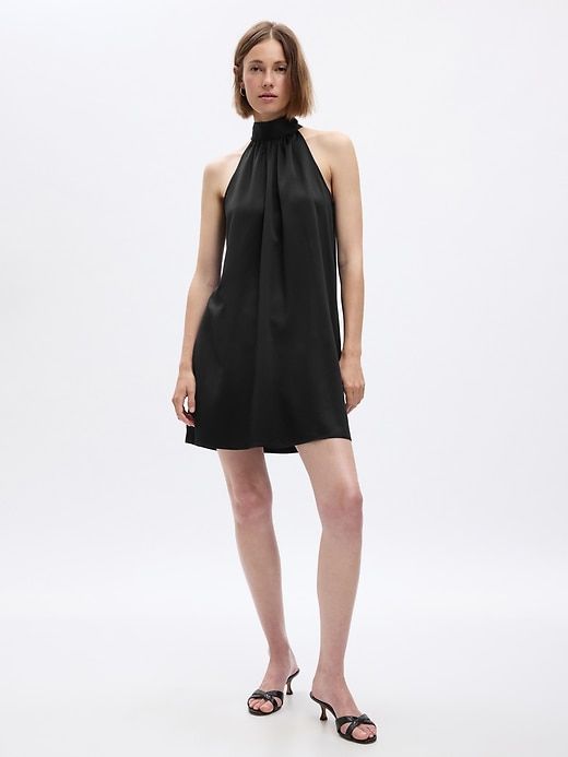 Satin Swing Mini Dress sold by GAP