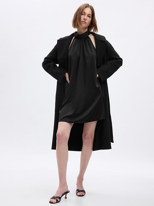 Satin Swing Mini Dress sold by GAP product image thumbnail 3
