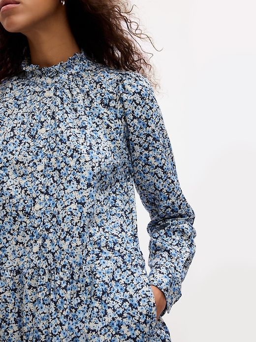 Tiered Mini Shirtdress sold by GAP product image thumbnail 4