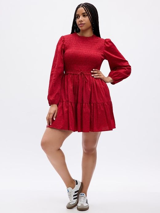 Smocked Mini Dress sold by GAP product image thumbnail 5