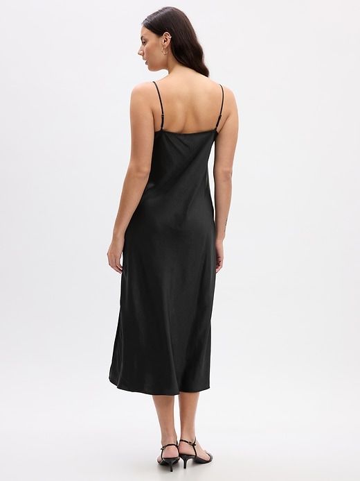 Satin Midi Slip Dress sold by GAP product image thumbnail 5