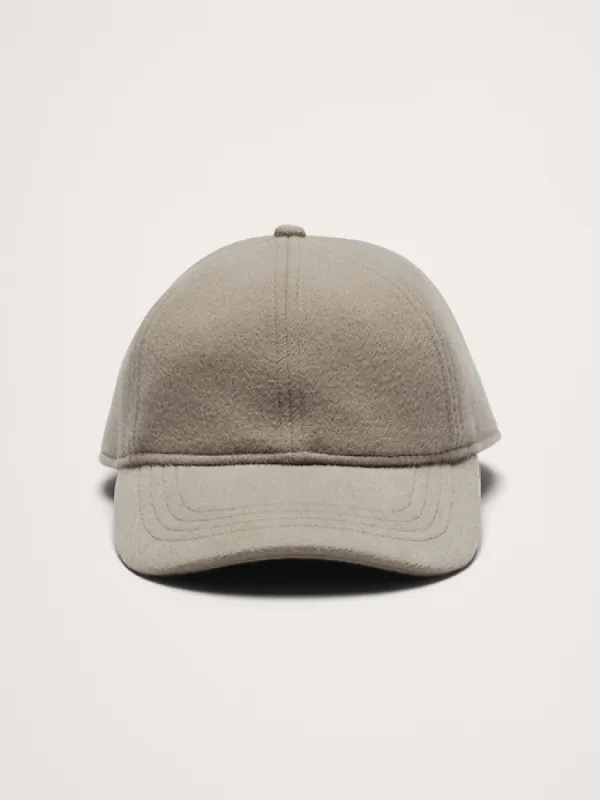Melton Wool-Blend Baseball Cap by Crown Cap sold by Banana Republic
