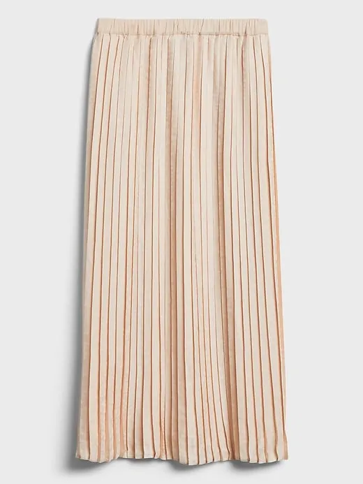 Snake Print Pleated Midi Skirt sold by Banana Republic product image thumbnail 4