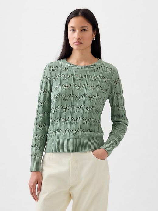 Pointelle Sweater sold by GAP