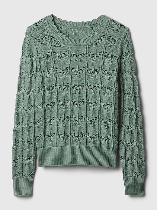 Pointelle Sweater sold by GAP product image thumbnail 5