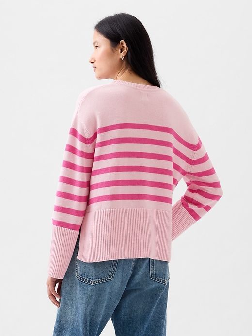 24/7 Split-Hem Crewneck Sweater sold by GAP product image thumbnail 2