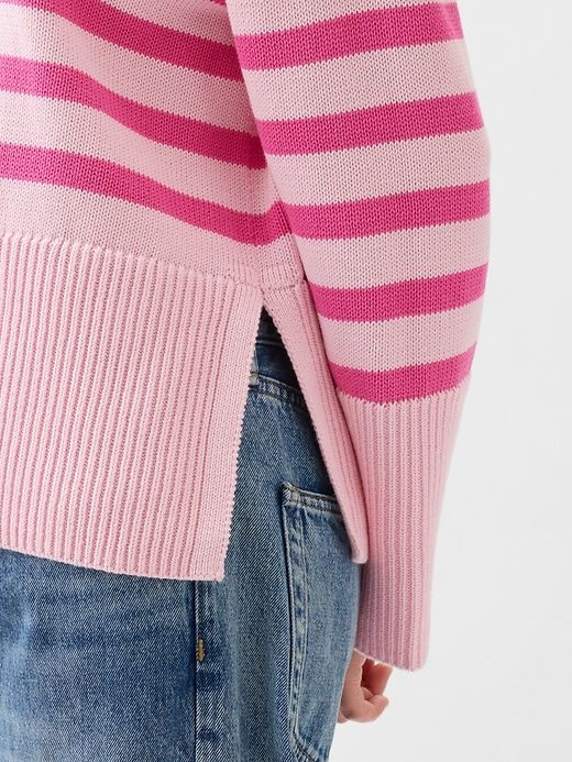 24/7 Split-Hem Crewneck Sweater sold by GAP product image thumbnail 4