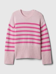 24/7 Split-Hem Crewneck Sweater sold by GAP