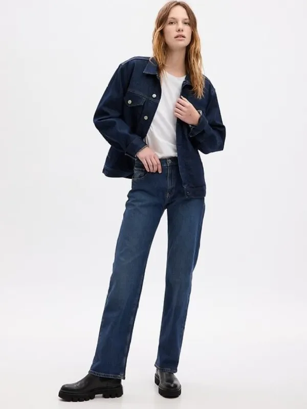 Mid Rise Cotton '90s Loose Jeans sold by GAP