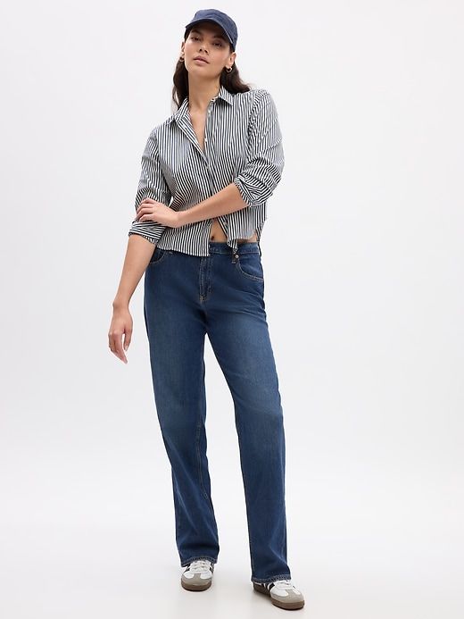 Mid Rise Cotton '90s Loose Jeans sold by GAP product image thumbnail 4