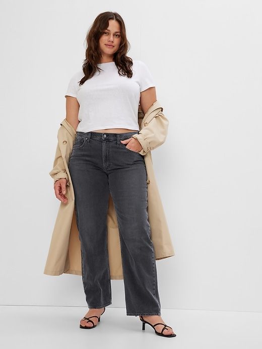 Mid Rise Cotton '90s Loose Jeans sold by GAP product image thumbnail 4