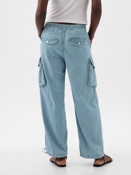 Mid Rise Wide Baggy Cargo Jeans sold by GAP product image thumbnail 4