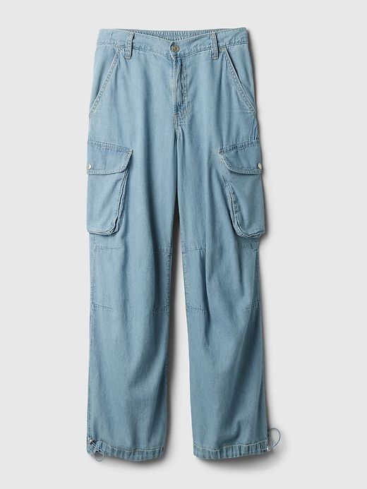 Mid Rise Wide Baggy Cargo Jeans sold by GAP product image thumbnail 5