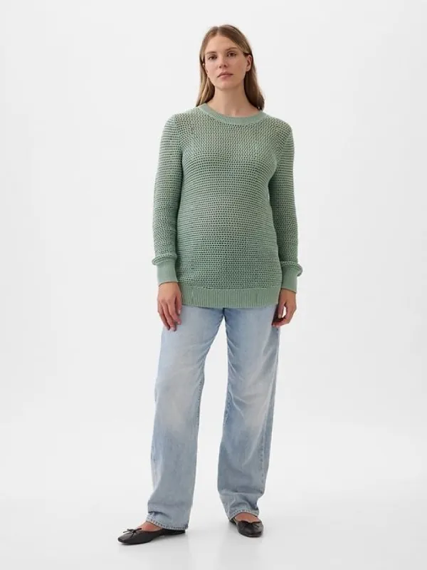 Maternity Crochet Sweater sold by GAP