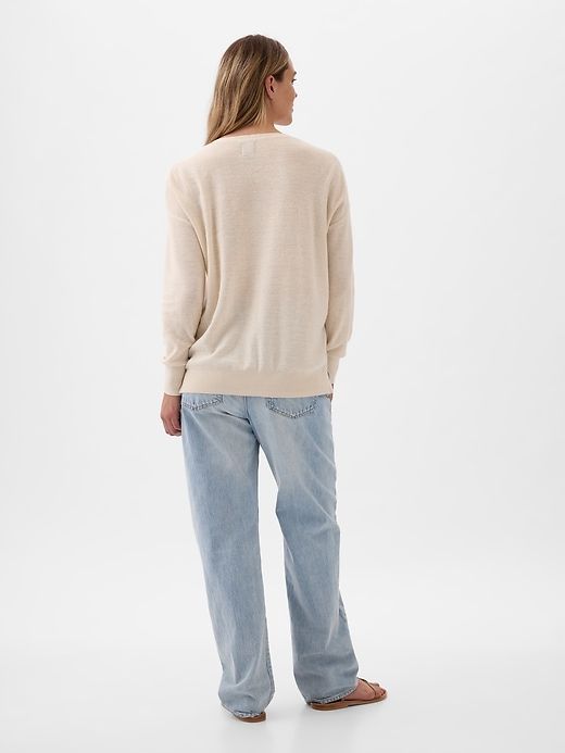 Maternity Linen-Blend Sweater sold by GAP product image thumbnail 2