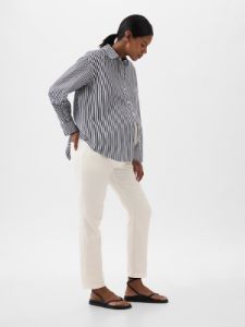 Maternity Full Panel Linen-Cotton Pants sold by GAP