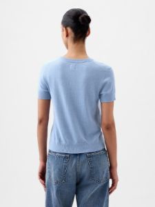 Lightweight CashSoft Cropped Sweater sold by GAP
