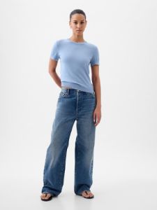 Lightweight CashSoft Cropped Sweater sold by GAP