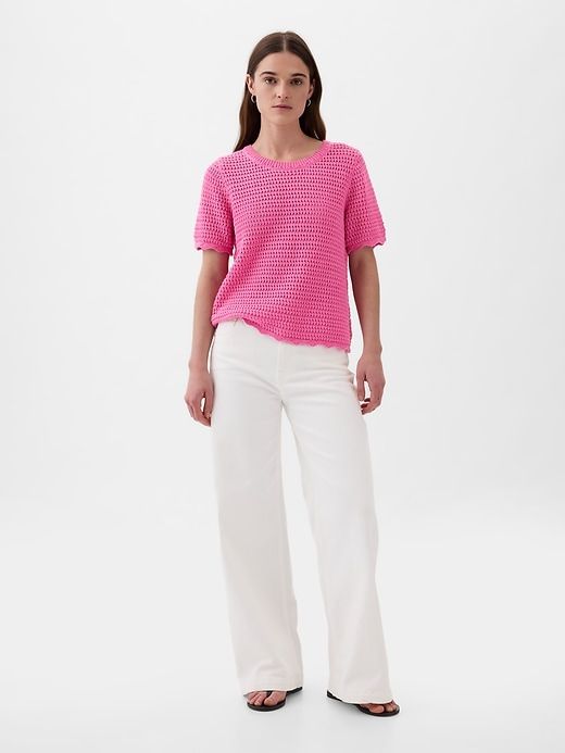 Crochet Sweater sold by GAP product image thumbnail 3