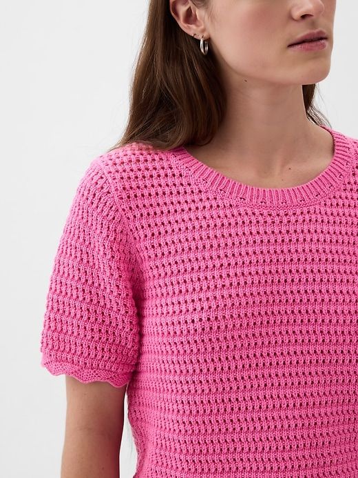 Crochet Sweater sold by GAP product image thumbnail 4