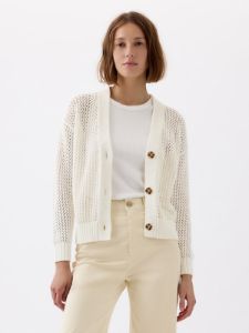 Crochet Cardigan Sweater sold by GAP