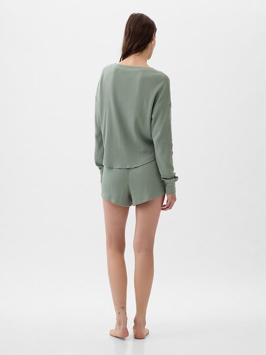 Waffle PJ Henley Shirt sold by GAP product image thumbnail 2