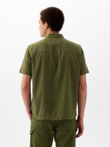 Linen-Cotton Shirt sold by GAP