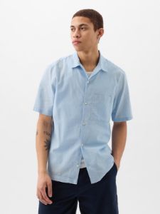 Linen-Cotton Shirt sold by GAP