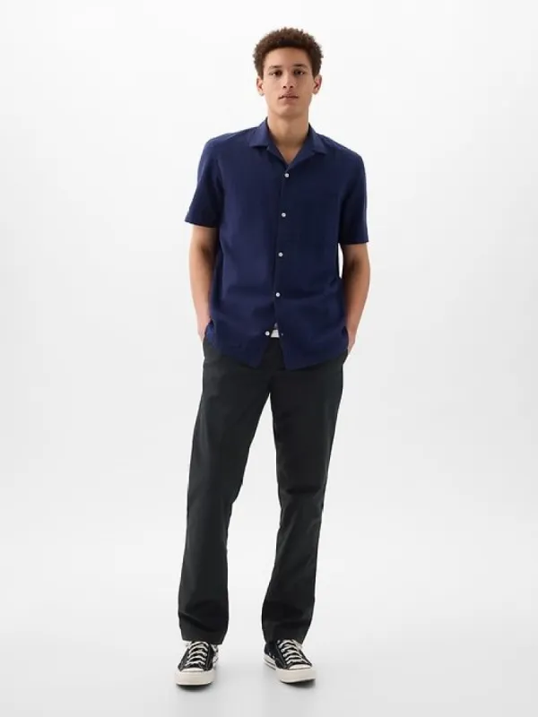 Poplin Khakis in Straight Fit sold by GAP
