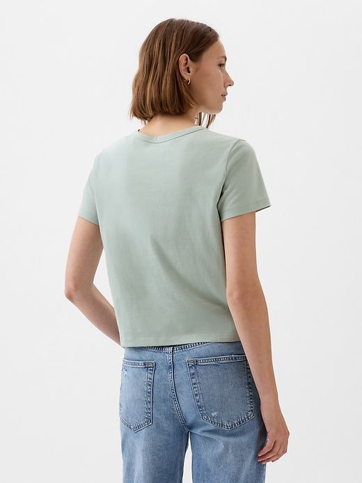 Organic Cotton Vintage Shrunken T-Shirt sold by GAP product image thumbnail 5