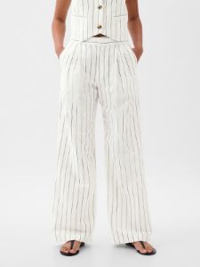 365 High Rise Linen-Cotton Trousers sold by GAP