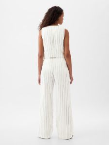 365 High Rise Linen-Cotton Trousers sold by GAP