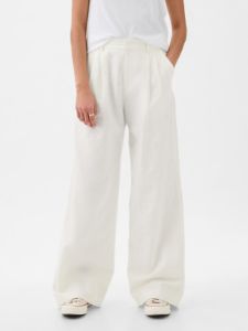 365 High Rise Linen-Cotton Trousers sold by GAP