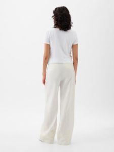 365 High Rise Linen-Cotton Trousers sold by GAP