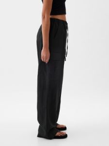 Linen-Cotton Pull-On Cargo Pants sold by GAP