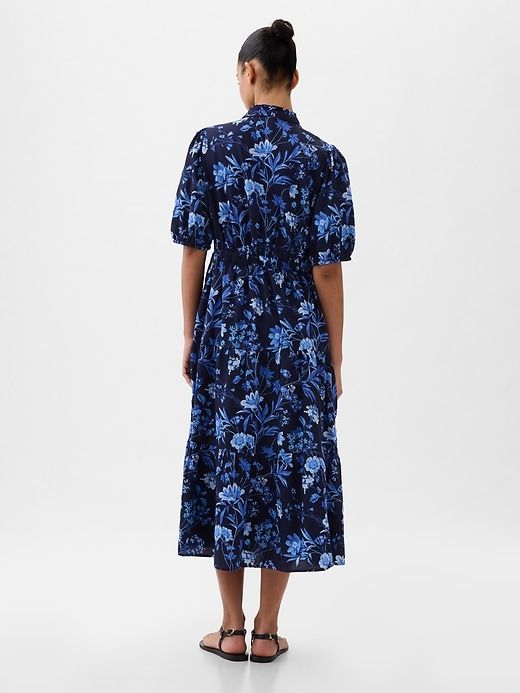 Puff Sleeve Midi Dress sold by GAP product image thumbnail 2