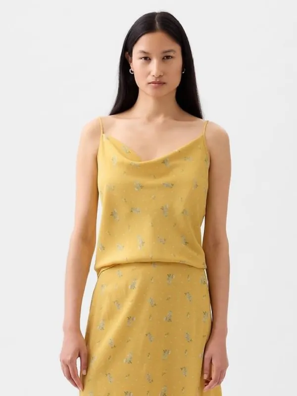 Cowl-Neck Cami Top sold by GAP