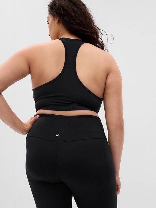 GapFit Breathe Tie-Front Cropped Brami sold by GAP product image thumbnail 5