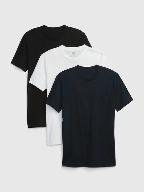 Organic Cotton Pocket T-Shirt (3-Pack) sold by GAP
