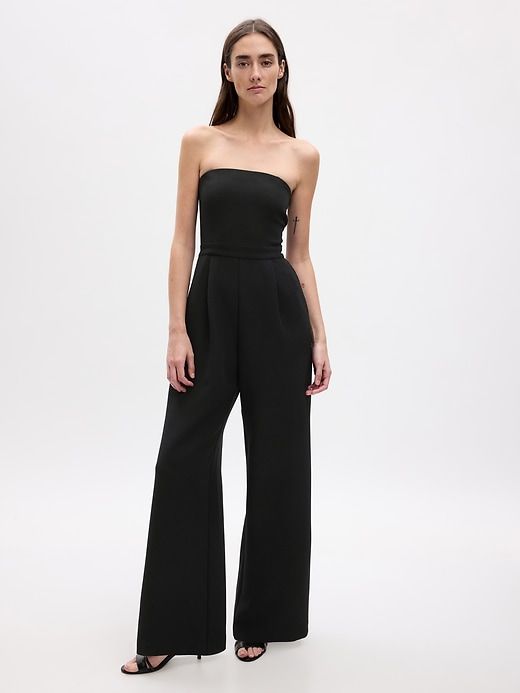 Strapless Wide-Leg Jumpsuit sold by GAP