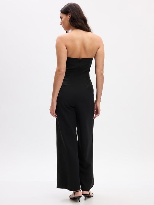 Strapless Wide-Leg Jumpsuit sold by GAP product image thumbnail 5