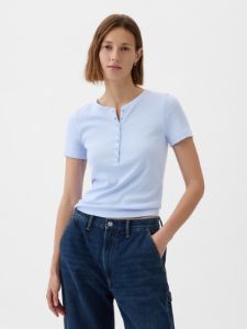 Modern Rib Henley T-Shirt sold by GAP